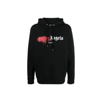 PALM ANGELS Tokyo Sprayed Logo Hoodie
