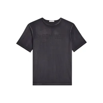 Helmut Lang Garment Dyed New York T Shirt