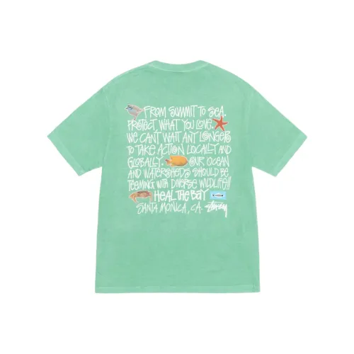 Stussy Heal The Bay Pigment Dyed Summit To Sea Tee