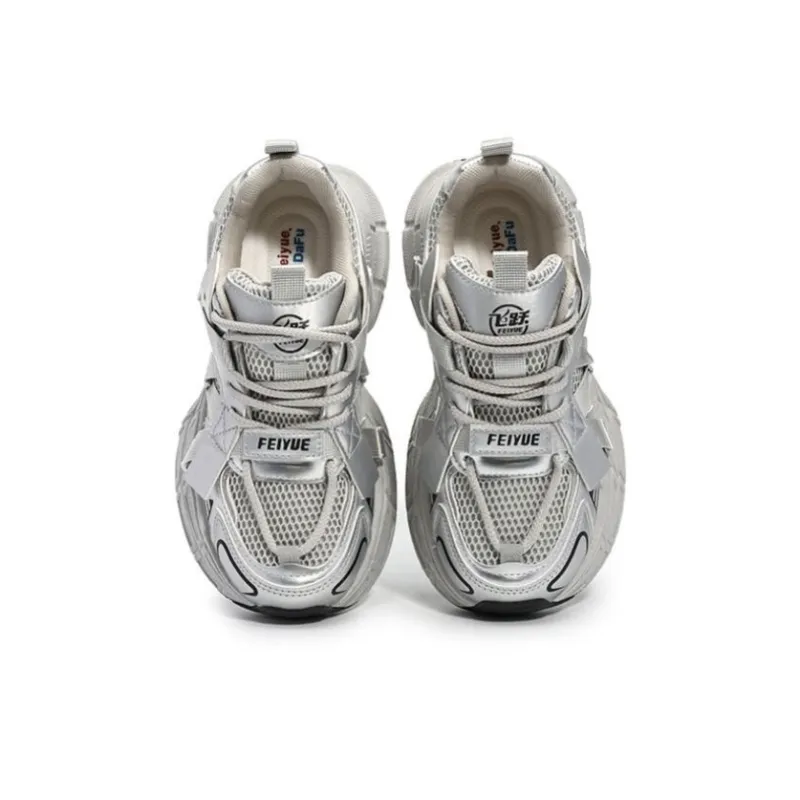 Dafu Leaps Forward Height Increasing Slip Resistant Low Top Chunky Sneakers Women's-5