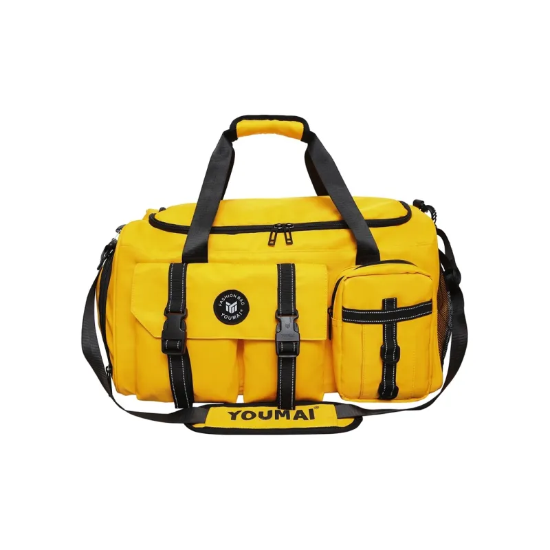 Deli Bear Nylon Travel Bag Unisex Multicolor-12