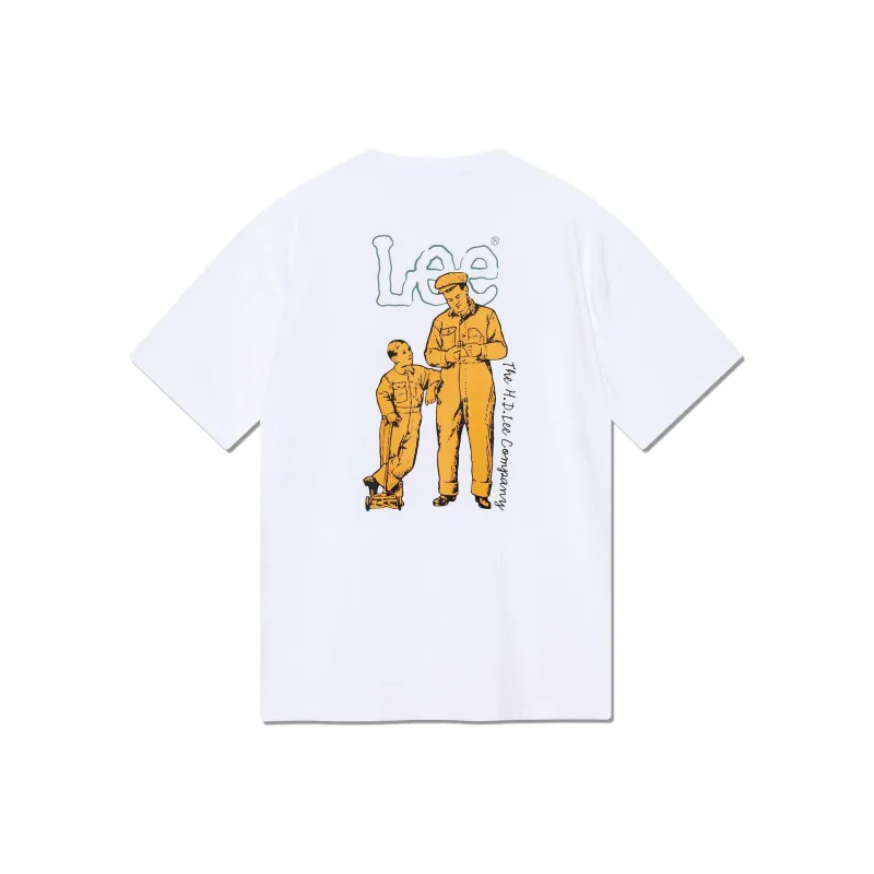 Lee T Shirts Men White-0