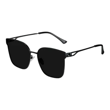 ENFANTIN Square Sunglasses Unisex Black