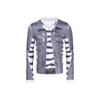 Y/Project Y Project X Jean Paul Gaultier Graphic Printed Top