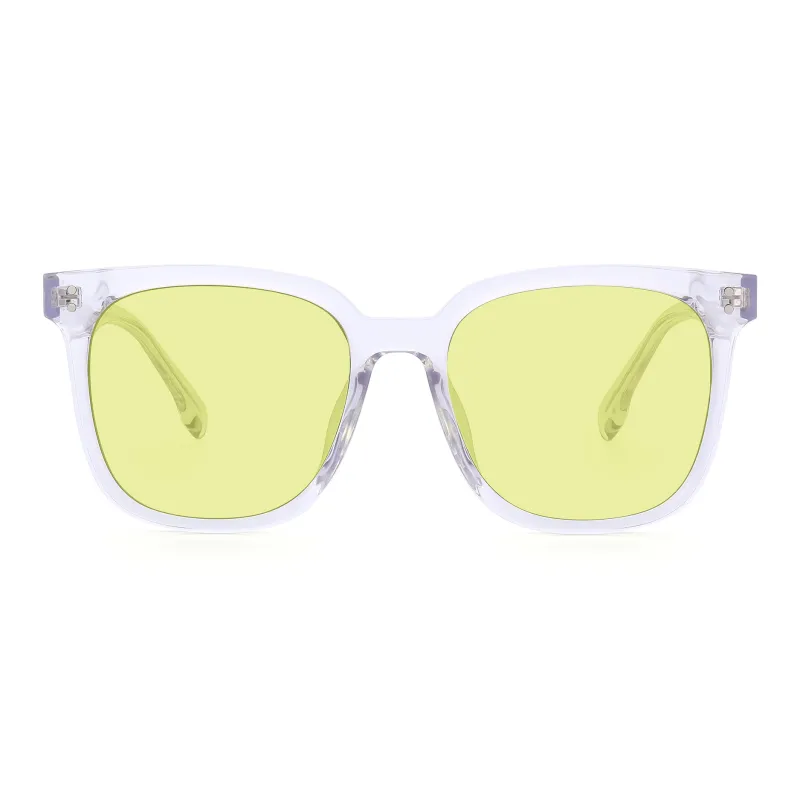 PULAIS TR/Memory Plastic Cat Eye Sunglasses Unisex-1