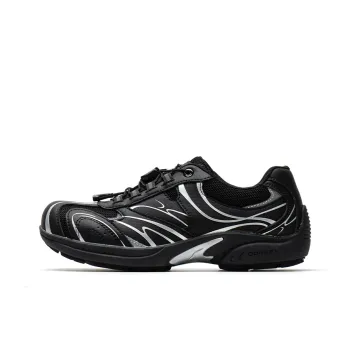 Mule Donkey Lightweight Low Top Casual Shoes Unisex Silver Mirror Black