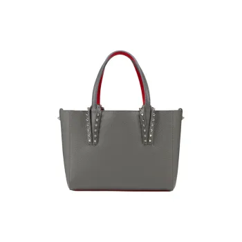 CL LUBOTING Calfskin Tote Bag, Shopping Bag, Shoulder Bag, Handbag Mini Women's Gray