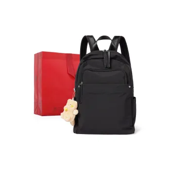 Dubaolu Fabric Backpack Large Size Unisex Black/Khaki/Gray