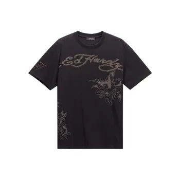 Ed Hardy SS25 T Shirt Men's Black