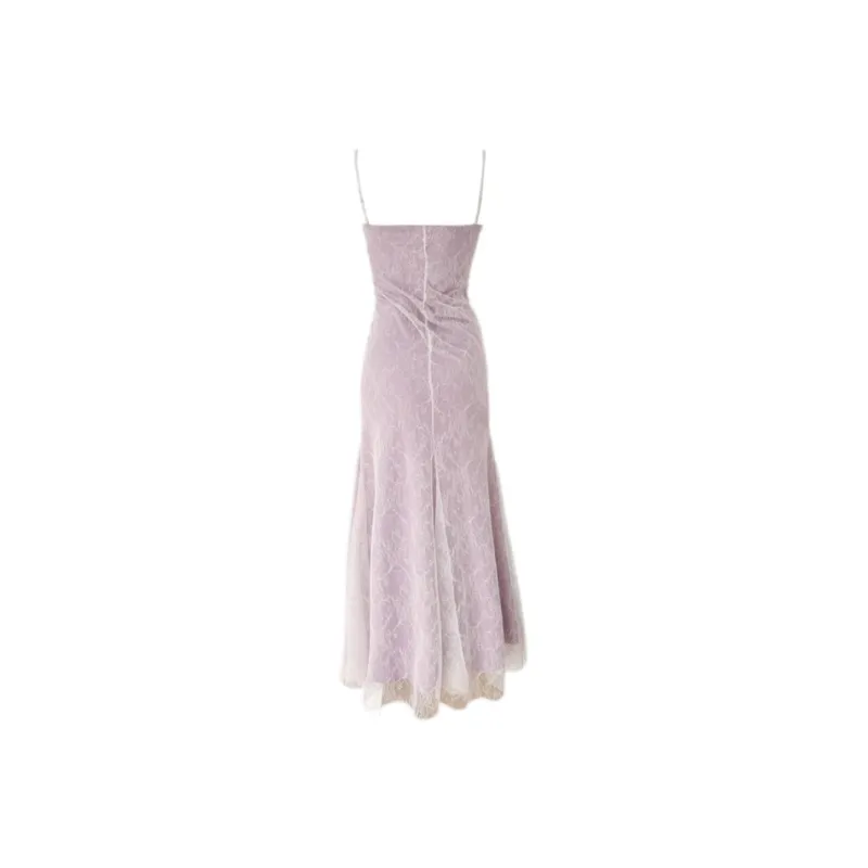 HeartyBite Slip Dress Women's Lavender-1