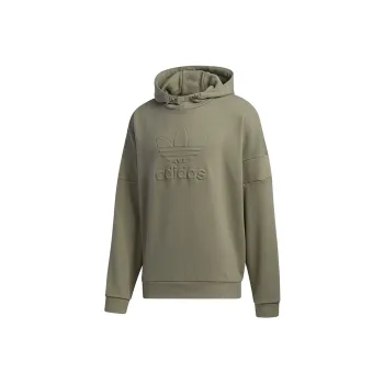 Adidas Originals Embossed Crew Sweatshirts Men Army Green