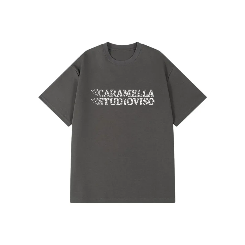 Caramella Drop Shoulder Sleeve T Shirt Unisex-9