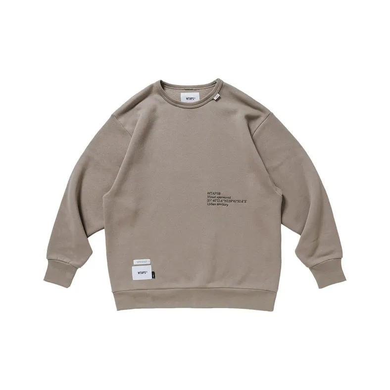WTAPS Embroidered logo Crewneck Sweatshirt-0