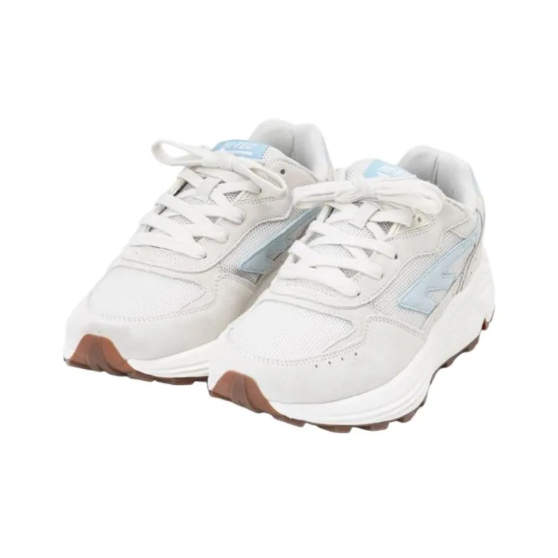HI TEC Anti Slip Wear Resistant Low Top Casual Shoes Unisex White Blue-4