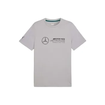 PUMA Mercedes AMG Petronas F1 SS24 T Shirt Men's Gray