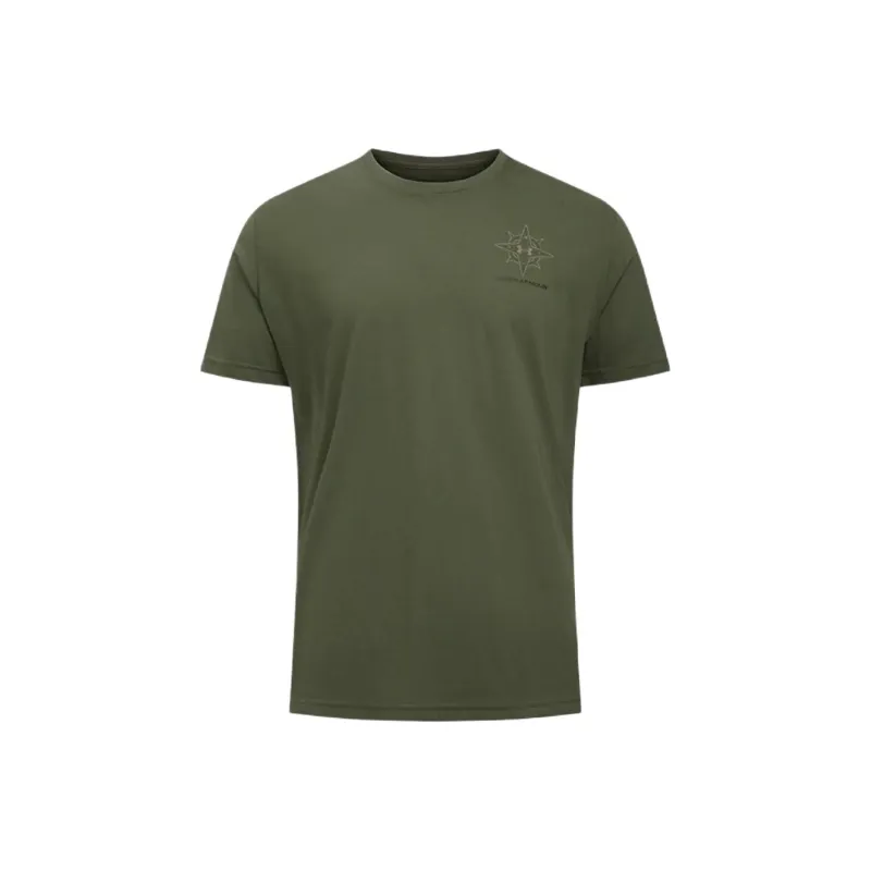 Under Armour Outdoor Compass T Shirt Men's Ghost Green-0