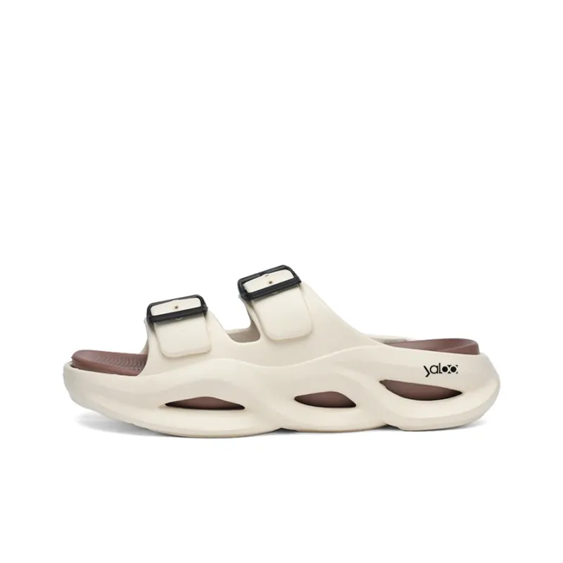 Yalu Preferred EVA Cut Out Slip Resistant Cushioning Slide Slippers Men's-0