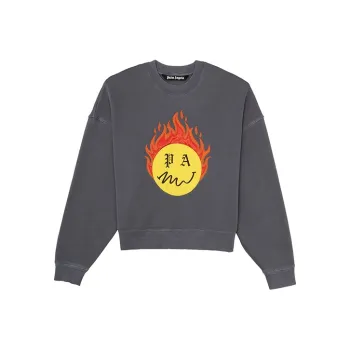 PALM ANGELS Burning Head Crewneck
