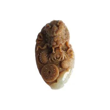 Oushuo Jewelry Hetian Jade Pendants Sugar Jade Unisex