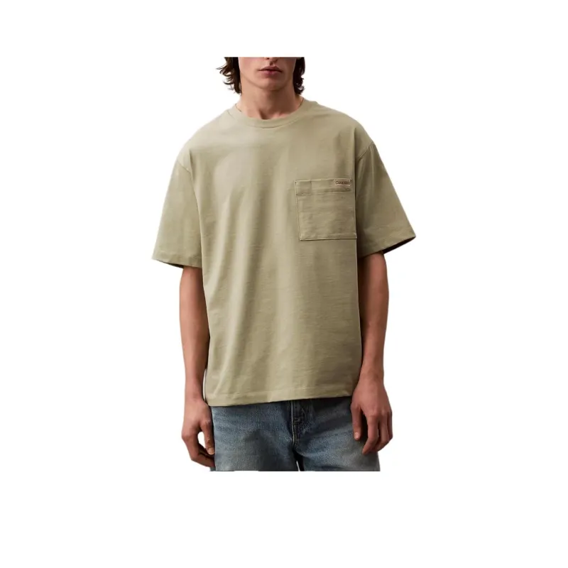 CALVIN KLEIN T-Shirt Men's Light Green-0