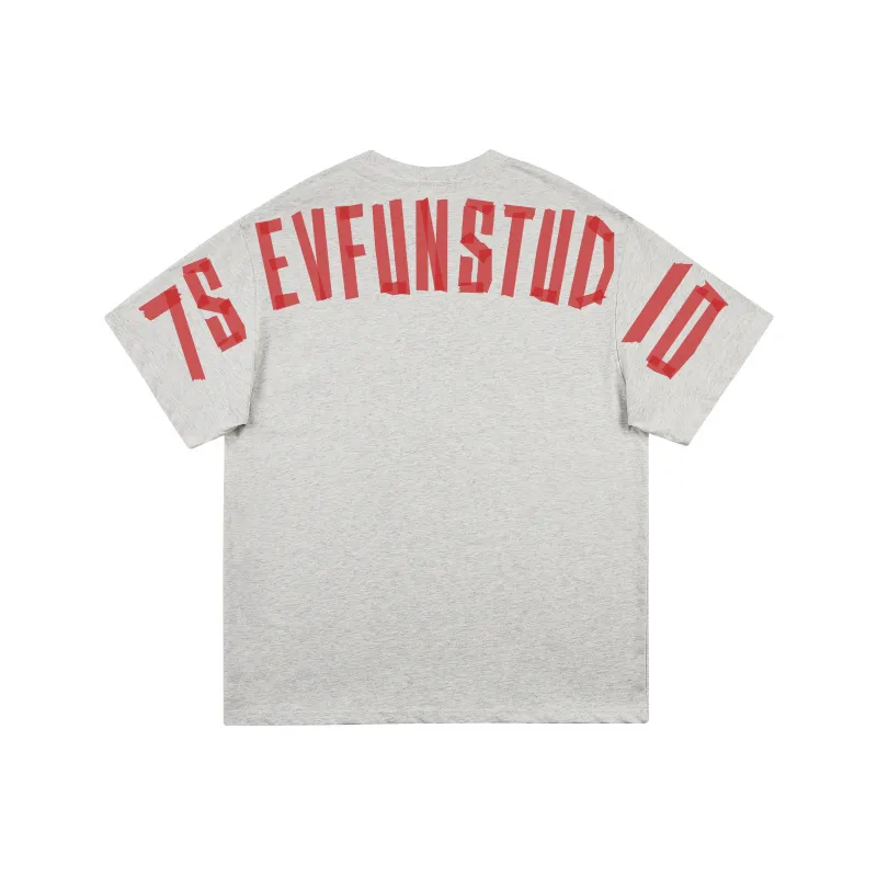 7 SEVFUN T-Shirt Unisex White Heather Gray-0