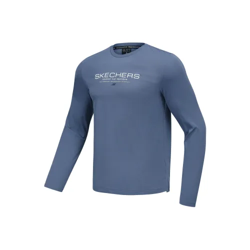 Skechers T-Shirts Men Indigo/0479