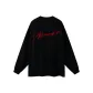 Black (Red Text)