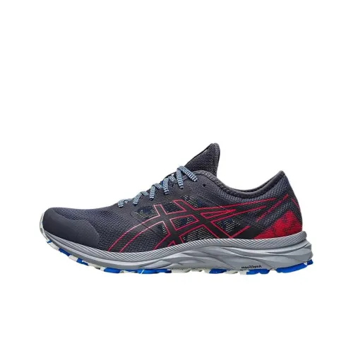 Asics Gel Excite patent Low Top Running great shoes Men's Black Red