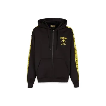 MOSCHINO Zipped Drawstring Hoodie
