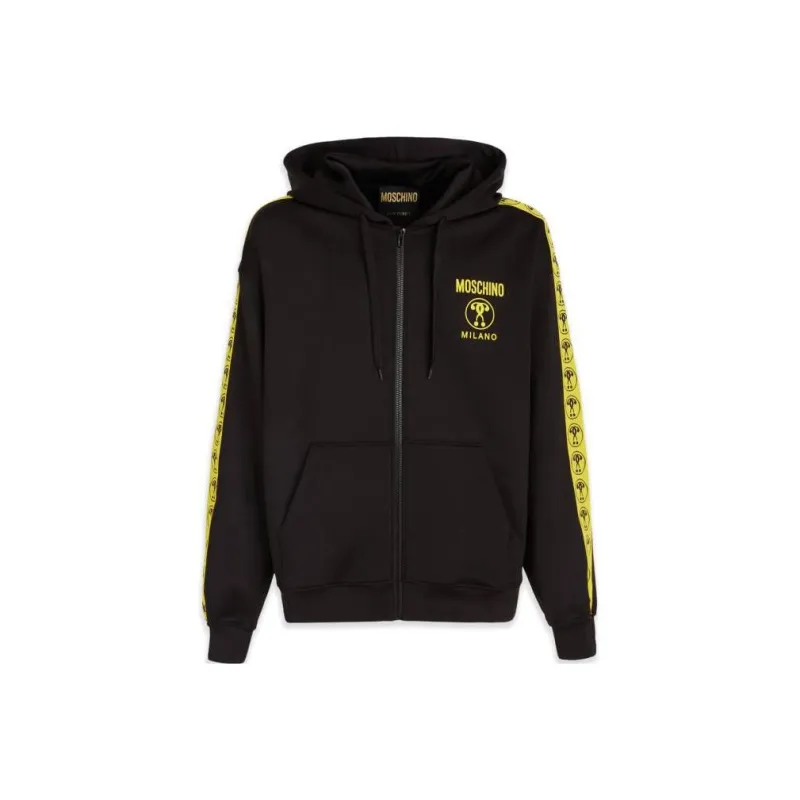 MOSCHINO Zipped Drawstring Hoodie-0