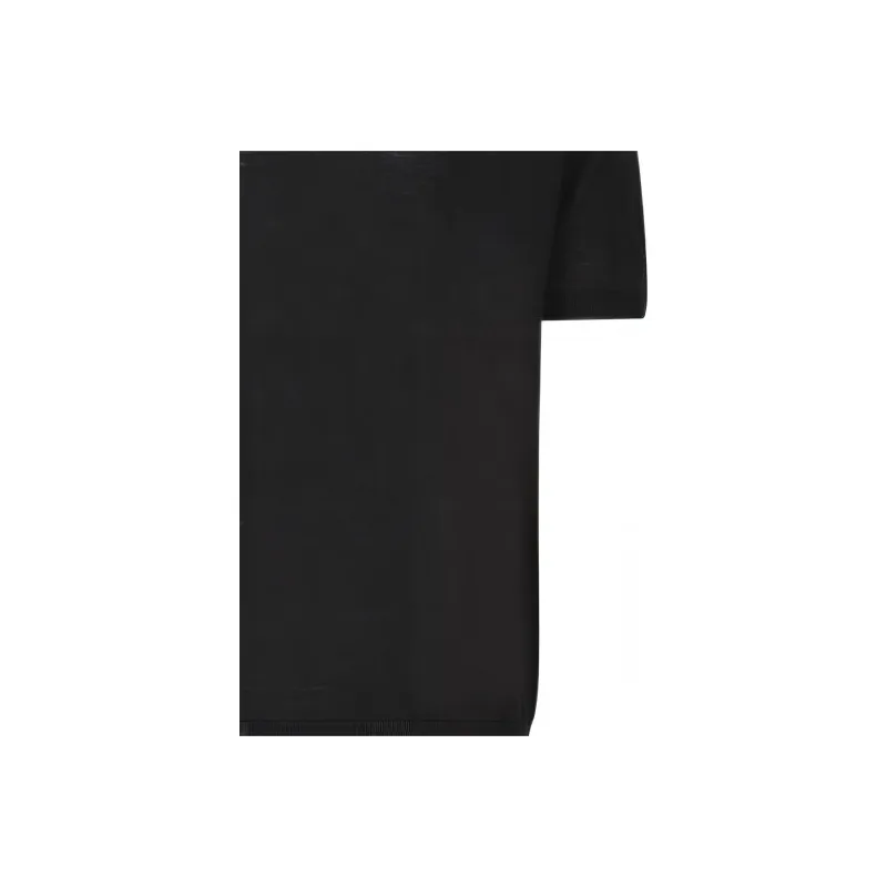 PRADA Triangle Logo Short Sleeved Polo Shirt-3
