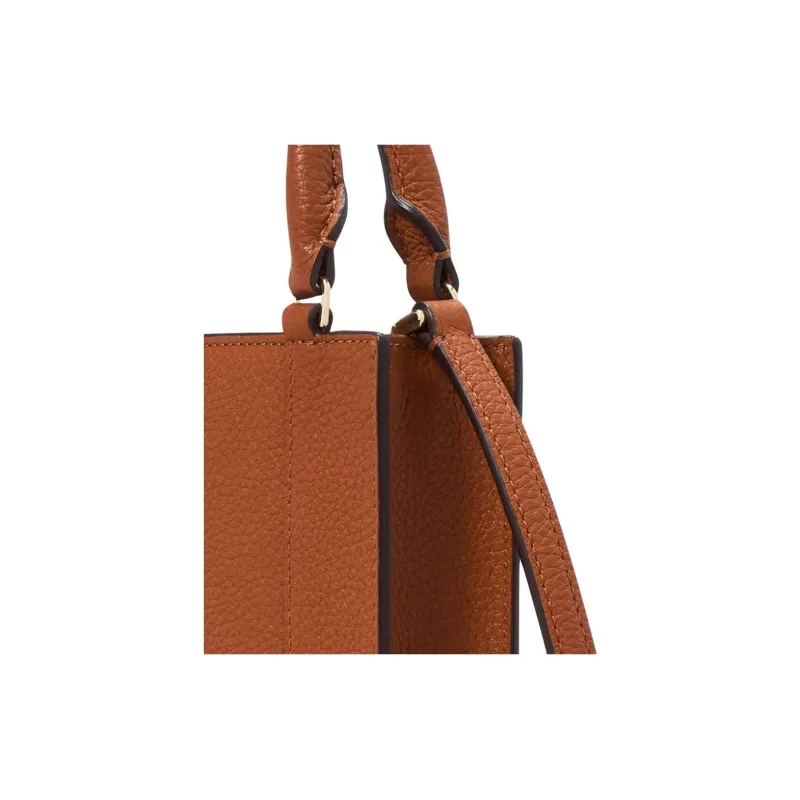 Kate Spade LENA Leather Tote Bag, Shopping Bag, Crossbody Bag, Shoulder Bag, Handbag Mini Women's Warm Ginger-4