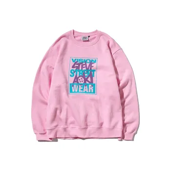 Vision Street Wear Sweatshirts Unisex Light Pink