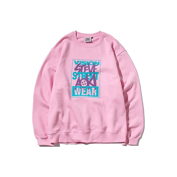 Vision Street Wear Sweatshirts Unisex Light Pink-0