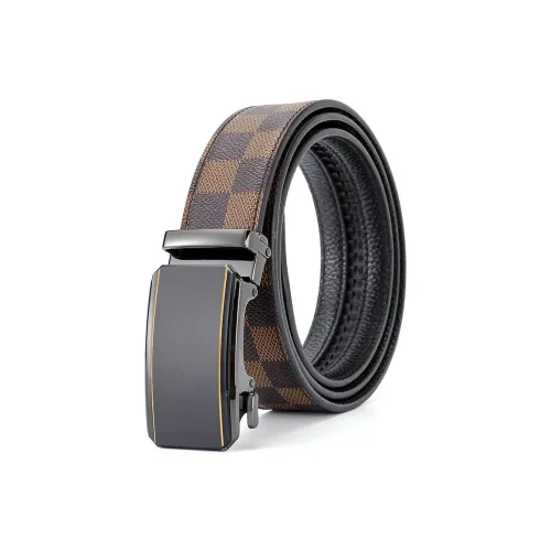 ROSEROOEN Cow Leather Belts Men's 3.5cm