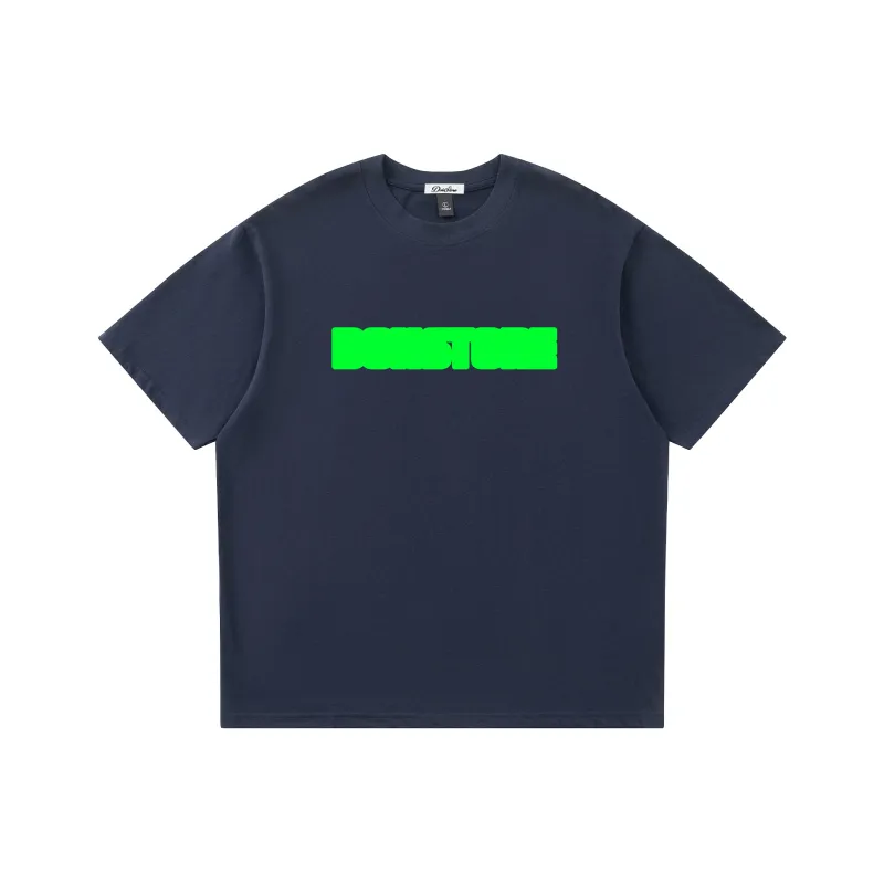 DOH STORE Versatile Casual Loose Fit Off The Shoulder 100% Cotton Pullover Crew Neck Short Sleeved T Shirts Unisex-12