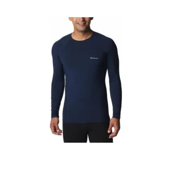 Columbia Midweight Stretch Long Sleeve Top T-Shirt Men's University Marine