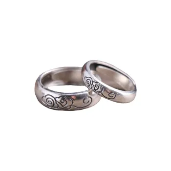 Silver Arashi Sterling Silver Ring 999 Fine Silver Unisex