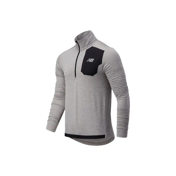 New Balance Sweatshirts Men Gray-0