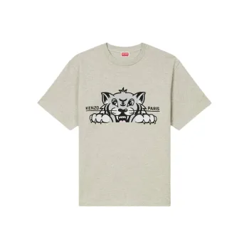 KENZO Gots Happy Tiger Crewneck T Shirt