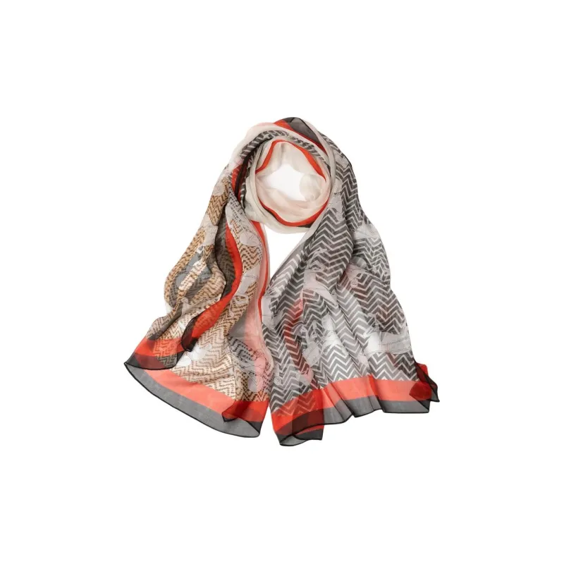 H YXIANG Silk Scarves Women's-29