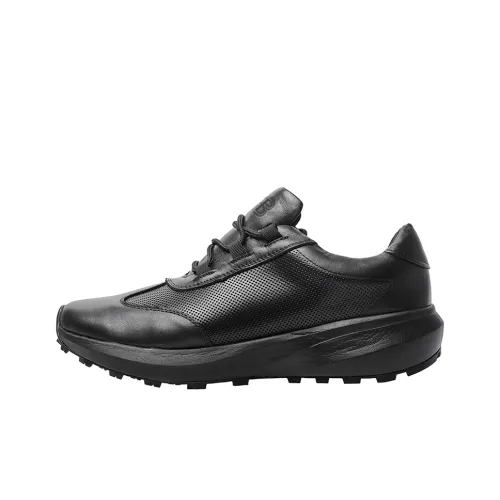 BEN SHERMAN Abrasion Resistant Low Top Casual Shoes Men's Black