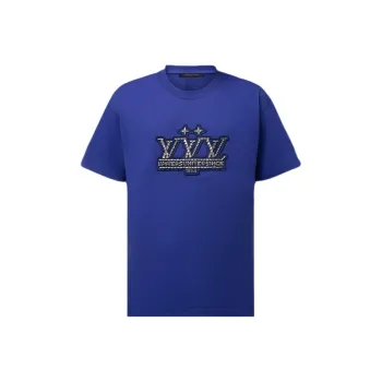 LOUIS VUITTON Embellished Cotton T Shirt