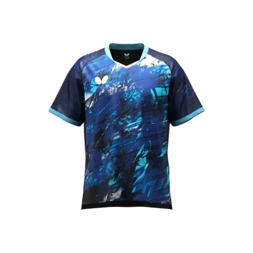 Butterfly T-Shirts Unisex Blue
