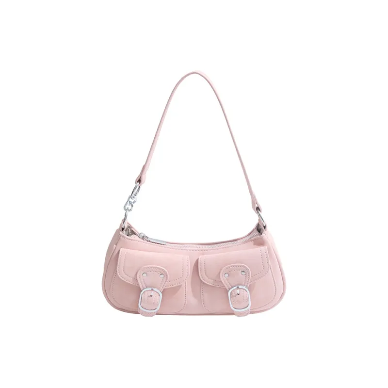 Morellybear PU Crossbody Bag Regular Women's Brown/Black/Pink/White/Khaki-12