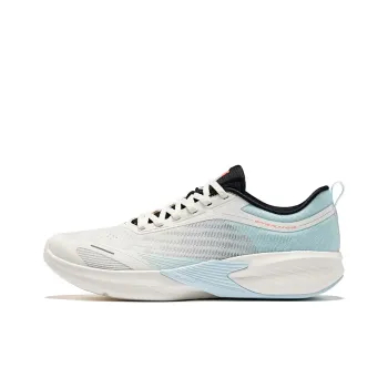 Erke Cushioning Breathable Low Top City Commute Running Shoes Men's Microcrystal White Tranquil Blue