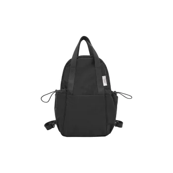 LEFF Fabric Crossbody Handheld Backpack Unisex Classic Black
