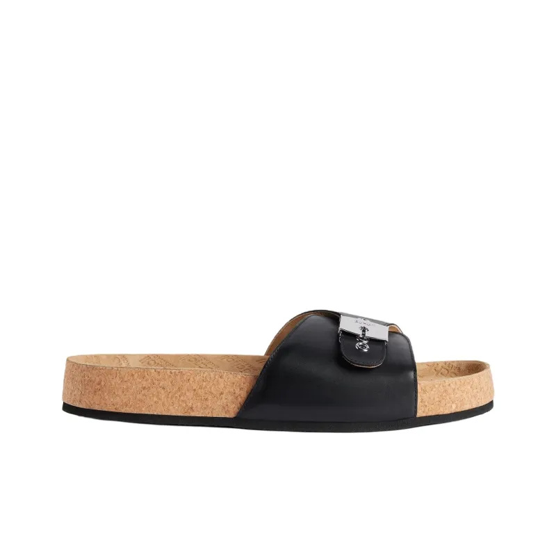 Scholl x Balenciaga Slip Resistant Slide Slippers Men's Black-1