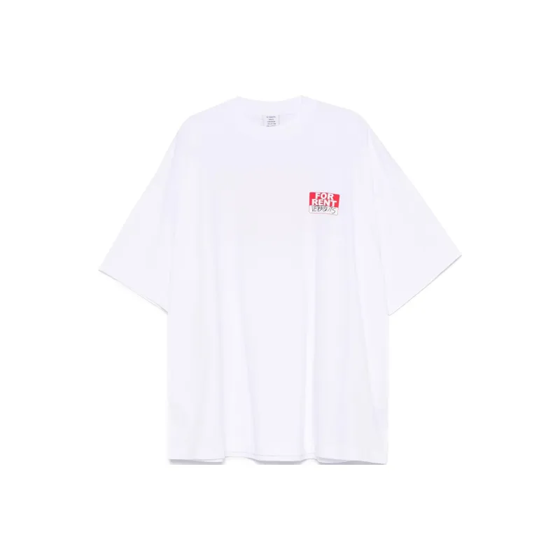 Vetements For Rent T shirt-0