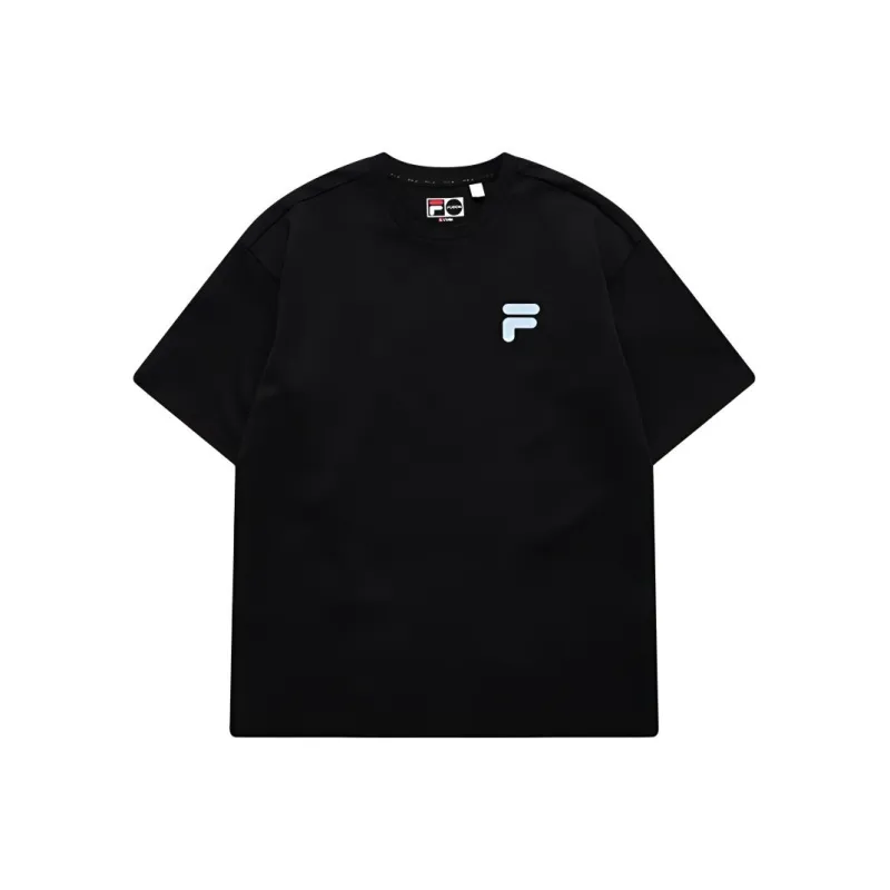 FILA FUSION SS24 T Shirt Unisex Pitch Black-0